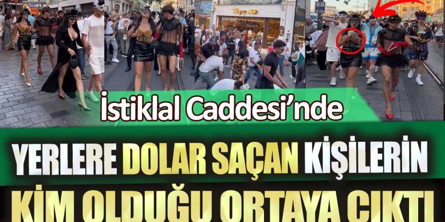 İstiklal Caddesinde Dolar Dağıtan Sosyal Medya Fenomenleri Ağır Linç Yedi!